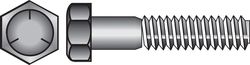 HILLMAN 1/4 in. D X 3 in. L Heat Treated Zinc Steel Hex Head Cap Screw 100 pk