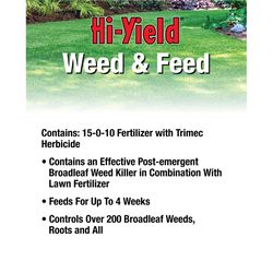 Hi-Yield Weed & Feed Lawn Fertilizer For Multiple Grass Types 4000 sq ft