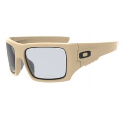 Oakley SI Ballistic Det Cord Sunglasses Unisex Desert Tan Frame Clear Lens