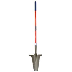 Radius Garden Root Slayer XL 57.5 in. Carbon Steel Scoop Garden Shovel Fiberglass Handle
