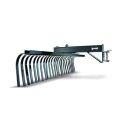 Agri-Fab 50 in. 24 Tine Steel Stone Rake Steel Handle