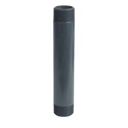 BK Products Schedule 80 1-1/2 in. MIP X 1-1/2 in. D MIP PVC 10 in. Nipple 1 pk