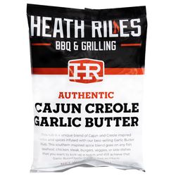 Heath Riles BBQ Cajun Creole Garlic Butter BBQ Rub 32 oz