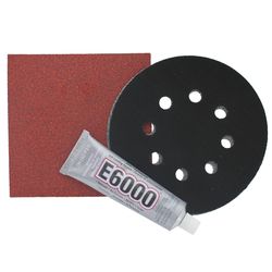 Ace 5 in. D Rubber Replacement Pad 12000 rpm 2 pc