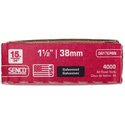 Senco 1-1/2 in. L X 15 Ga. Angled Strip Galvanized Finish Nails 34 deg 4000 pk