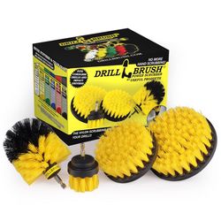 Drillbrush 5 in. W Medium Bristle Metal Handle Drill Brush Set