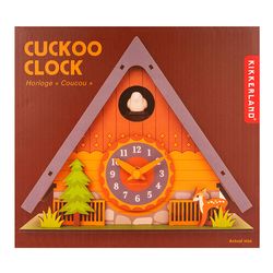 Kikkerland 2 in. L X 2 in. W Indoor Analog Wall Clock Metal/Wood