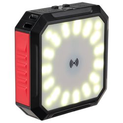 WeatherX Black/Red LED Rechargeable Flashlight Power Bank