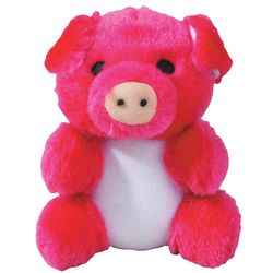 Boss Pet Zanies For Dog Assorted Plush Pink Pig Dog Toy 1 pk