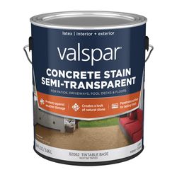 Valspar Semi-Transparent Tintable Base Concrete Stain 1 gal