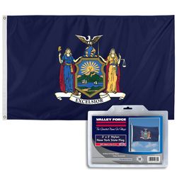 Valley Forge New York State Flag 0 in. H X 3 ft. W X 5 ft. L