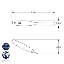 Nordic Ware 1 in. W X 9 in. L Icing Spatula