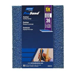 Norton ProSand 5.5 in. L X 4.5 in. W X 0.875 in. 36 Grit Extra Coarse Contour Sanding Sponge