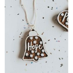 Matr Boomie Hima Bindu Natural/White Hope Ornament 0.5 in.