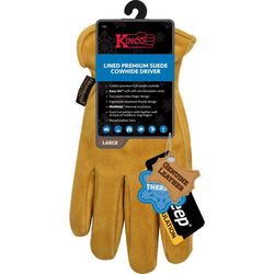 Kinco Men's Outdoor Driver Work Gloves Gold L 1 pair