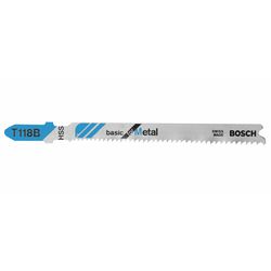 Bosch 3-5/8 in. High Carbon Steel T-Shank Jig Saw Blade 14 TPI 5 pk