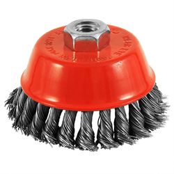 Stay Sharp 4 in. Knotted Wire Cup Brush Carbon Steel 1 pc