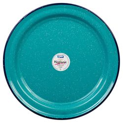Cinsa Turquoise Steel Camping Dinner Plate 10 in. D 1 pk