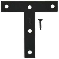 Ace 4 in. H X 4 in. W X 4 in. D Steel Tee Plate