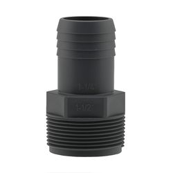 Boshart Industries 1-1/4 in. Insert in. X 1-1/2 in. D MPT Polypropylene Reducing Male Adapter