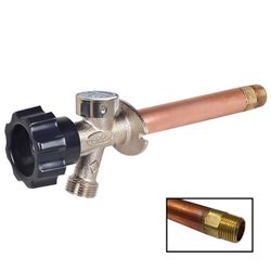 Prier 400 Series 1/2 in. MPT 1/2 in. Sweat Anti-Siphon Brass Freezeless Wall Hydrant