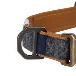 Carhartt Brown/Blanket Stripe Polyester Dog Adjustable Collar Medium