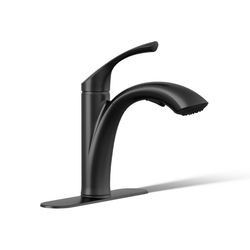 Sterling Duttrie One Handle Matte Black Pull-Out Kitchen Faucet