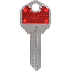 HILLMAN ColorPlus House/Office Key Blank Single Red