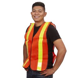 Cordova Safety Vest Fluorescent Orange One Size Fits All