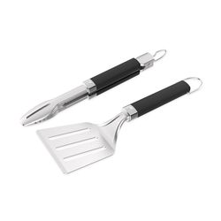 Weber Portable Grill Black/Silver Grill Tool Set