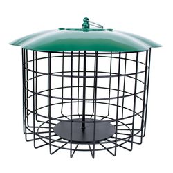 Backyard Essentials Wild Bird Metal Seed Log Squirrel Bird Feeder