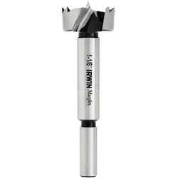 IRWIN Marples 1-1/8 in. X 4 in. L Carbon Steel Forstner Drill Bit Round Shank 1 pc