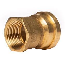 QuickFitting Push to Connect 1 in. PF Brass Adapter