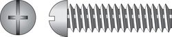 HILLMAN No. 1/4-20 Ga. X 3/4 in. L Combination Round Head Zinc-Plated Steel Machine Screws 100 pk