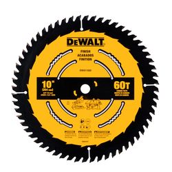 DEWALT 10 in. D X 5/8 in. Carbide Tipped Circular Saw Blade 60 teeth 1 pc