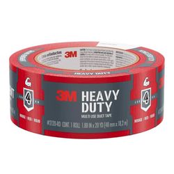3M Scotch 1.88 in. W X 20 yd L Red Solid Duct Tape