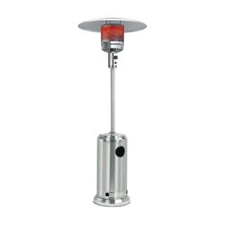 UCO 38000 BTU Propane Stainless Steel Freestanding Patio Heater