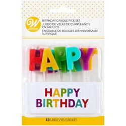 Wilton Assorted Unscented Scent Birthday Candles