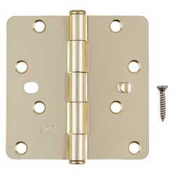 Ace 4 in. L Satin Brass Residential Door Hinge 1 pk