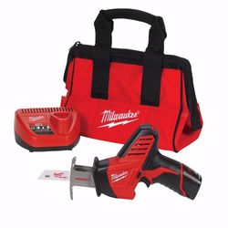 Milwaukee M12 Cordless Brushed Reciprocating Saw Kit (Battery & Charger)