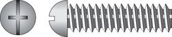 HILLMAN No. 6-32 Ga. X 2 in. L Combination Round Head Zinc-Plated Steel Machine Screws 100 pk