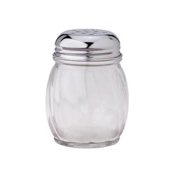 HIC Kitchen Glass/Stainless Steel Cheese Shaker