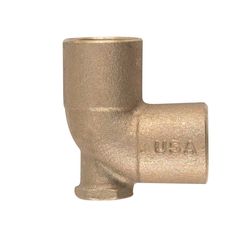 Elkhart 3/4 in. Solder X 1/8 in. D Solder Copper Baseboard Tee 1 pk