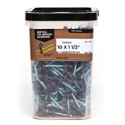 Big Timber Woodbinder No. 10 Sizes X 1-1/2 in. L Hex Hex Washer Head Sheet Metal Screws 5 lb 500 pk