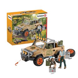 Schleich Wild Life Off-Roader w/Rope Winch Toy Multicolored