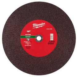Milwaukee 14 in. D X 1 in. X 1/8 in. thick Masonry Cut-Off Wheel 1 pc