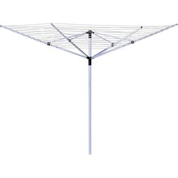 Honey-Can-Do 72 in. H X 73 in. W X 72 in. D Aluminum Umbrella Collapsible Clothes Drying Rack