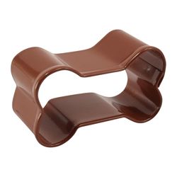 R&M International Corp 1 in. W X 2 in. L Mini Dog Bone Cookie Cutter Brown 1 pc