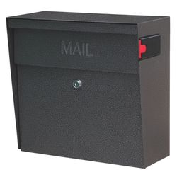 Mail Boss Metro Modern Galvanized Steel Wall Mount Galaxy Locking Mailbox