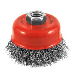 Stay Sharp 3 in. Crimped Wire Cup Brush Carbon Steel 1 pc